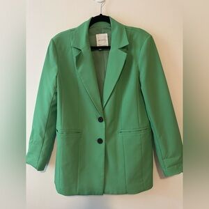 Avec Les Filles Women's Green Blazer Sz Small